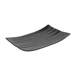 Релефно плато Horecano Street Food Black 23.3 см