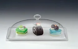 Комплект поднос Бял с капак 35 см