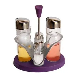 Оливерник с пластмасова стойка пет част Лилав