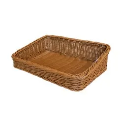 Водоустойчив панер правоъгълен за презентация на хляб на блок маса Кафяв 40 см