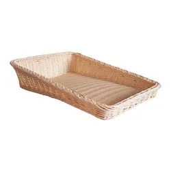 Демонстрационен панер водоустойчив за сервиране на хлебни изделия Бежов 40 см