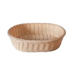 Панер водоустойчив елипса за презентация на хлебни изделия на блок маса Бежов 41 см и 48 см