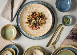 Чиния гурме Bonna Sand Snell Ф 24 см и Ф 27 см