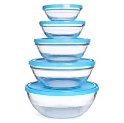 Кръгла купа с капак Duralex Lys Ф 17 см Ф 20.5 см и Ф 23 см