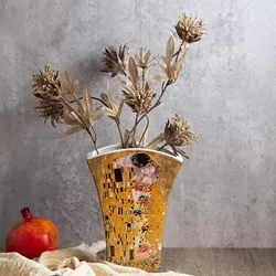 Ваза в подаръчна кутия Целувката на Густав Климт