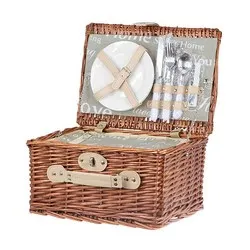 Кошница за пикник за двама човека Седа