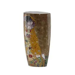 Ваза с декор Целувката на Густав Климт