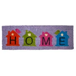 Изтривалка за пред входна врата дебела Дом цветна 75 см