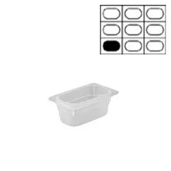 Гастро контейнер GN 1/9 h 6.5 см h 10 см и h 15 см