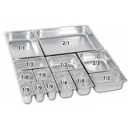 Гастро контейнер Прозрачен GN 1/6 h 6.5 см h 10 см и h 15 см