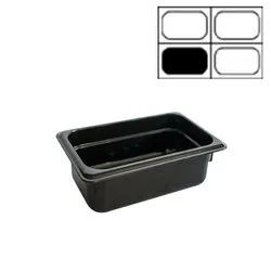 Гастро контейнер Черен GN 1/4 h 6.5 см h 10 см и h 15 см