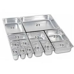 Гастро контейнер Черен GN 1/2 h 6.5 см h 10 см и h 15 см