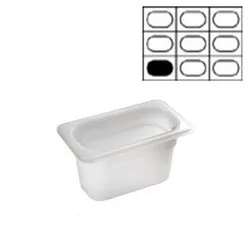Гастро контейнер Бял GN 1/9 h 10 см