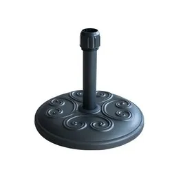 Стойка за чадър с орнамент кръг 12 кг