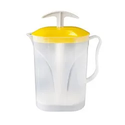 Кана за айрян овал с бутало за разбъркване 2 л