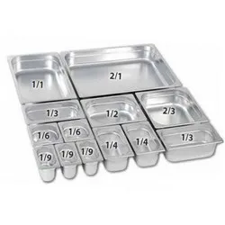 Гастро контейнер GN 1/1 h 4 см h 15 см и h 20 см