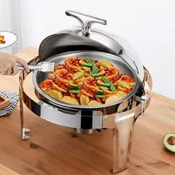 Бен мари кръг с ролтоп капак