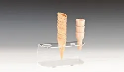 Стойка за фунийки за сладолед различен вид четири местна 23 см