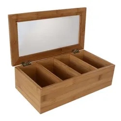 Кутия за чай с 4 секции