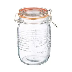 Буркан с клипс и силиконово уплатнение OLD FASHIONED 0.5 л 1 л и 1.5 л