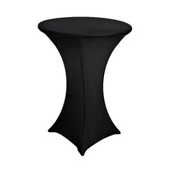 Еластан за коктейлна маса Черен Ф 80 см