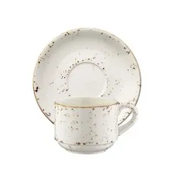 Чаша с чинийка за кафе Bonna Grain 80 мл и 210 мл