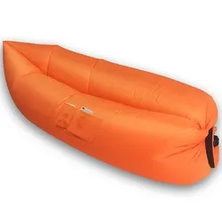 Надуваемо легло за излет или плаж с джоб за телефон и таблет