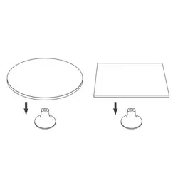 Стойка за плата WICKED h 9.5 см