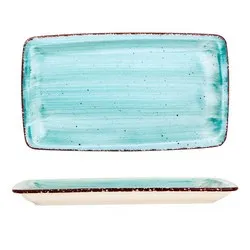 Правоъгълно плато Gural Turquoise 24 см и 29 см