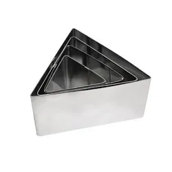 Форми триъгълник за салати и гарнитури 4 бр