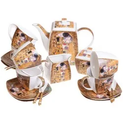 Сервиз за чай и кафе Целувката на Густав Климт
