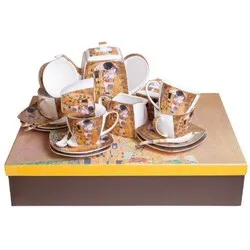 Сервиз за чай и кафе Целувката на Густав Климт