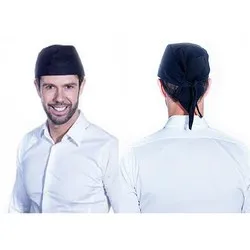 Кухненска шапка тип Пират Черна