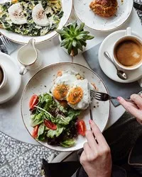 Чаша с чинийка за кафе Bonna Grain 230 мл