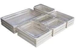 Изложбена поставка за гастронорм за блок маса или витрина Натурал GN 1/4