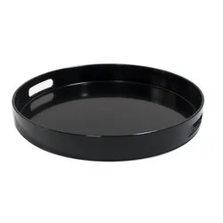 Сервитьорска табла с борд Черна Ф 33 см Ф 35 см и Ф 37.5 см