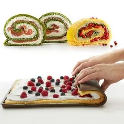 Силиконова подложка за печене и навиване на руло