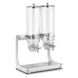 Диспенсър за ядки и зърнени храни с два контейнера по 3.5 л