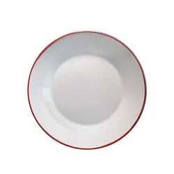 Чиния емайл Червен кант Ф 22 см Ф 24 см и Ф 28 см