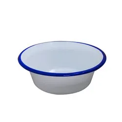 Купа конус емайл Син кант Ф 16 см Ф 20 см и Ф 24 см