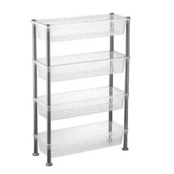Стелаж с прозрачни кошници Луксари лонг