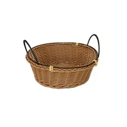 Панер водоустойчив с метална конструкция кръг Кафяв Ф 20 см