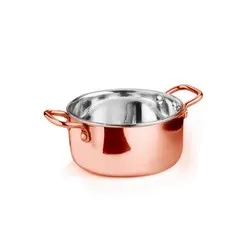 Мини тенджера за сервиране BLOOM Меден Ф 10 см и Ф 13 см