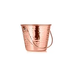 Мини кофичка за сервиране на сосове релеф CHARM Медна Ф 6.5 см