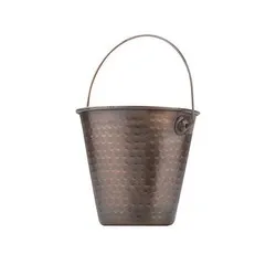 Кофичка за сервиране с релеф RUSTIC Медна Ф 10.75 мл и Ф 13.25 мл