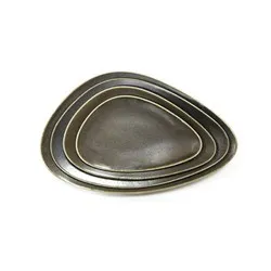 Чиния плато Horecano Antique Black 24 см 30 см 36 см и 38 см