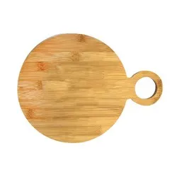 Дъска за сервиране кръг с дръжка Бамбо 24.5 см 39.5 см и 49 см