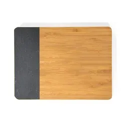 Дъска за сервиране с каменна плоча правоъгълна 21.5 см и 33 см