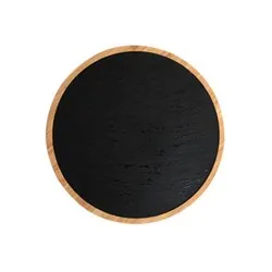 Дъска за сервиране с каменна плоча кръг Ф 21 см и Ф 26.8 см