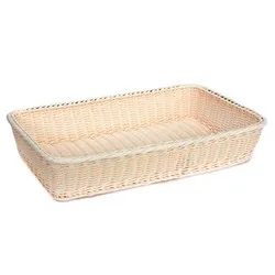 Панер за шрезентация на хляб блок маса правоъгълен Бежов 53 см